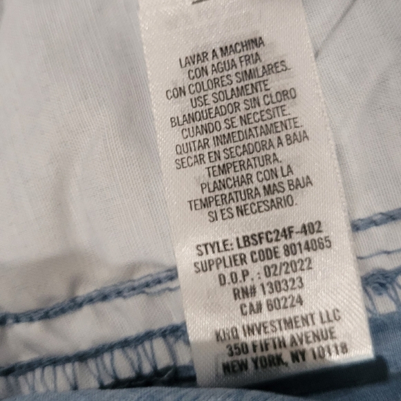 Lucky Brand Coronet Blue Shorts Size 14/16 - Picture 3 of 6